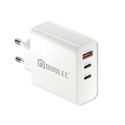 Cargador Triple 65W Blanco