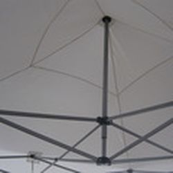 Carpa 3x3x3,20 M Plegable. Blanca