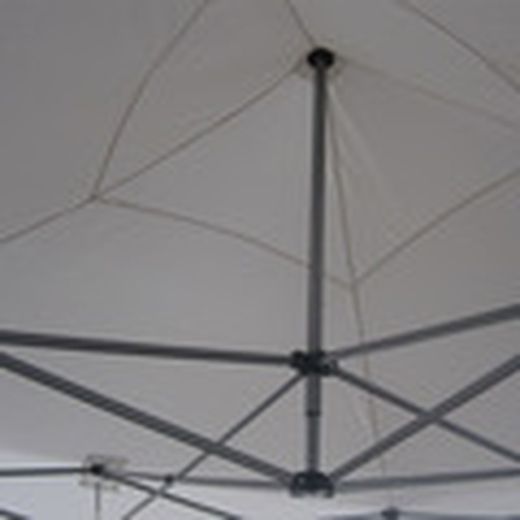 Carpa 3x3x3,20 M Plegable. Blanca