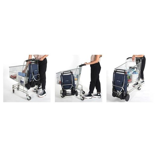 Carro Compra I-Max Mf 2+2 Ruedas Negro