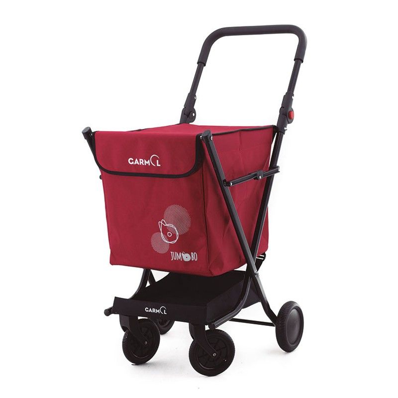 Carro Compra Jumbo Rojo Garmol 66 Litros