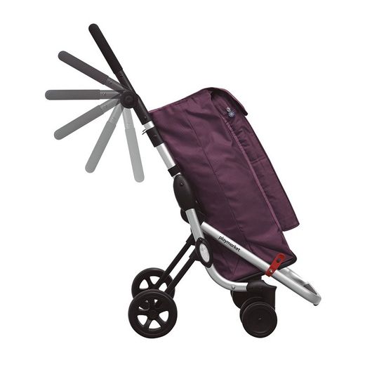 Carro Compra Plegable Go Up "C" Merlot