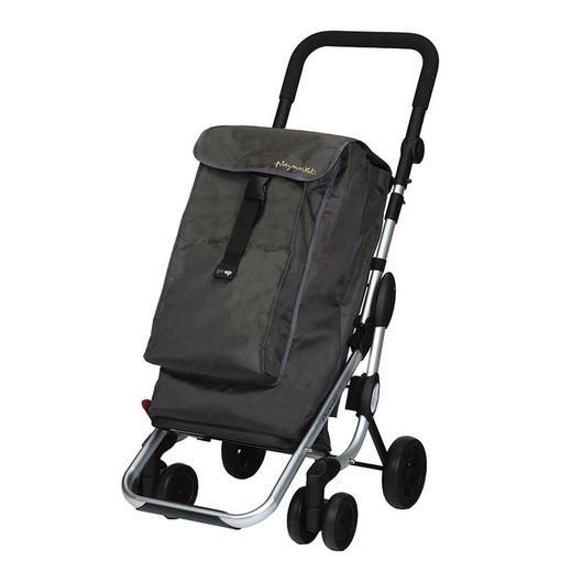 Carro Compra Plegable Go Up Gris