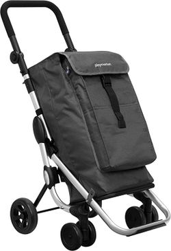 Carro Compra Plegable Go Up Gris