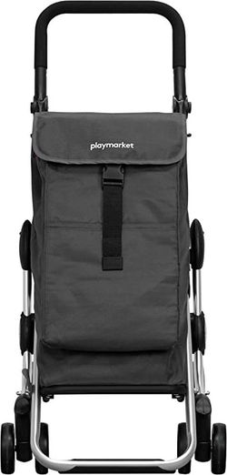 Carro Compra Plegable Go Up Gris