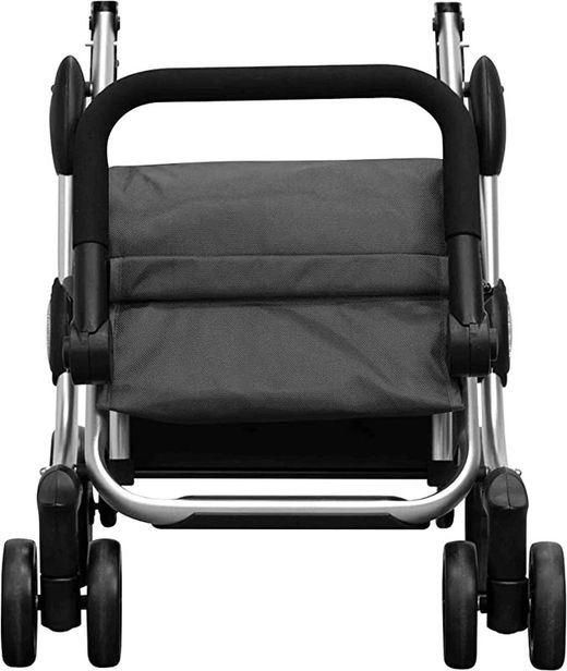 Carro Compra Plegable Go Up Gris