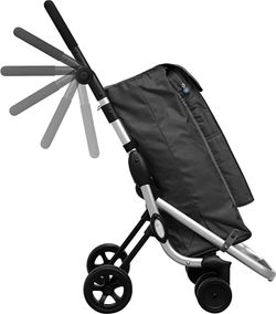 Carro Compra Plegable Go Up Gris