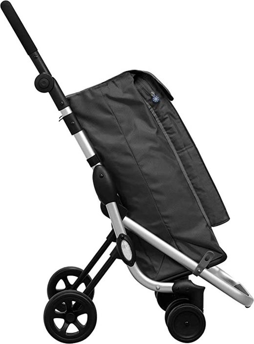 Carro Compra Plegable Go Up Gris