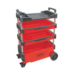 Carro Servicio 4 Bandejas Extensib.Ratio