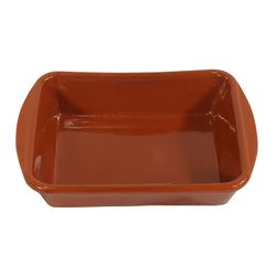 Cazuela Barro Rectang.Canelones 20X14