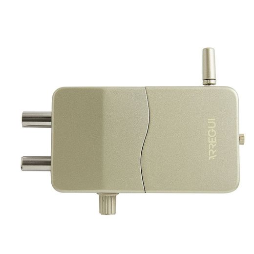Cerradura Invisible Con Alarma Color Dorada Arregui