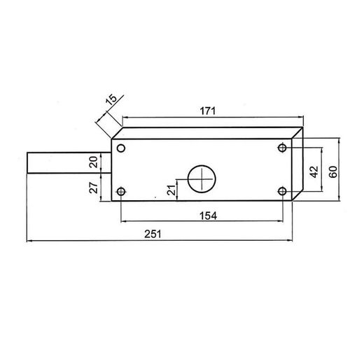 Cerradura Para Puertas Enrollables Con Llaves De Punto Cays