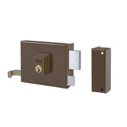Cerradura Sobreponer 125/80 Hierro Pintado Derecha Yale 80mm