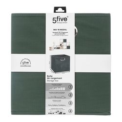 Cesta De Tela 31X31Cm. Verde Caqui