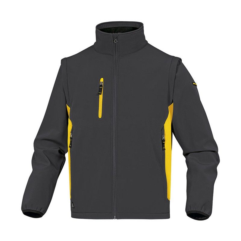 Chaqueta Softshell Gris/Amarillo T/L