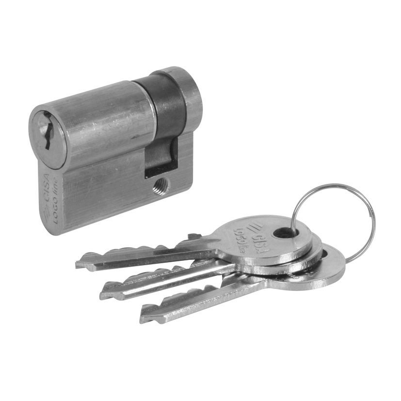 Cilindro Logoline 30X60 Niquel