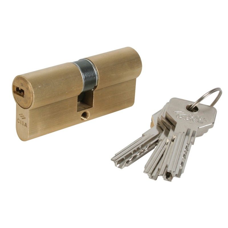 Cilindro Seguridad 30x30. Níquel. Cisa