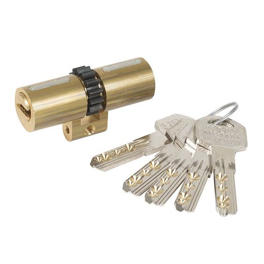 Cilindro Seguridad Perfil Suizo Spr14 33x43 Mcm
