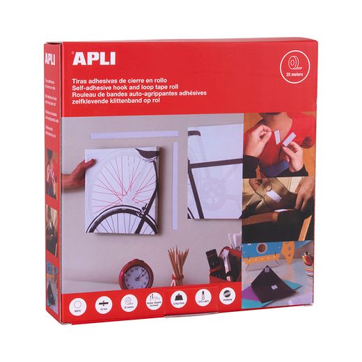Cinta Adhesiva Tipo Velcro 2cm.X25m.Apli