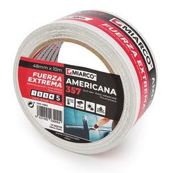 Cinta Americana Blanca 50x10 M.