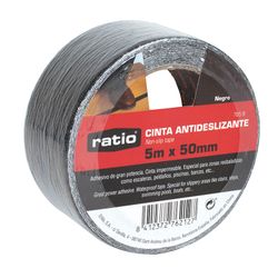 Cinta Antidesliz. 50mmx5m.Negro. Ratio