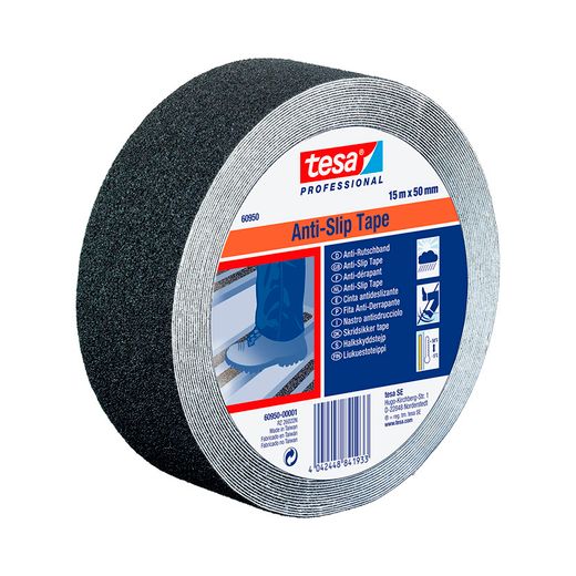 Cinta Antideslizante 25mm-15m Negra