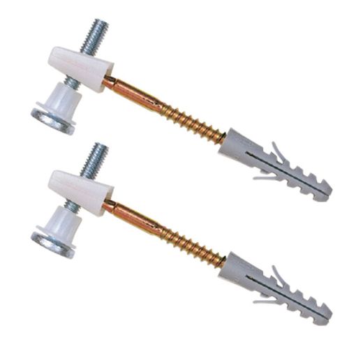 Cjto.Tor.Fij.Inodoro-Bide Inox Lat.M6(2)