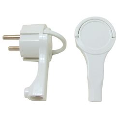 Clavija Lateral Extraplana 16a/250v Blan