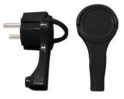 Clavija Lateral Extraplana 16a/250v Neg