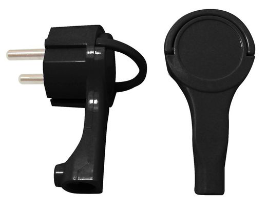 Clavija Lateral Extraplana 16a/250v Neg