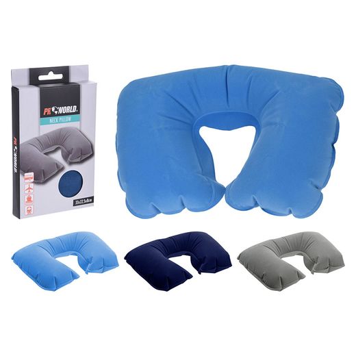Cojin Cervical Inflable. Colores Surt.