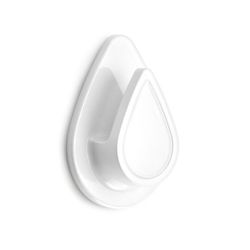 Colgador Adh. Res. Agua.Got. 1unidades  Blanco