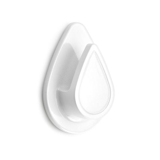 Colgador Adh. Res. Agua.Got. 1unidades Blanco