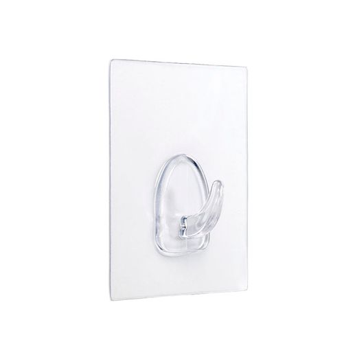 Colgador Adh. Reutiliz. Transparente 80x62 Mm