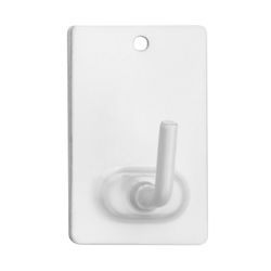 Colgador Adhesivo Blanco Bl. 2 Unidades