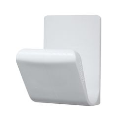 Colgador Adhesivo. Plastico.Blanco 1unidades