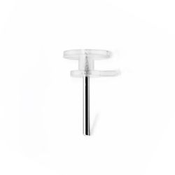 Colgador Pared. Mod. 3000. 10 P.Transparente