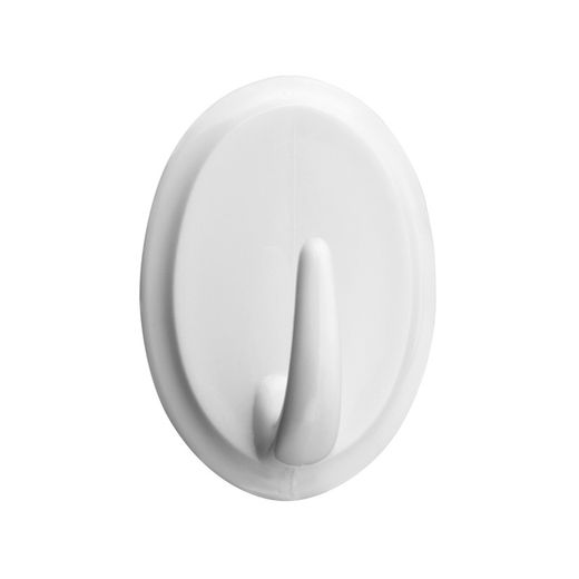 Colgador Plastico Blanco Bl.2 Unidades