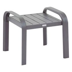 Conjunto Jardin Metálico De 2 Sillones + Mesa Color Antracita Modelo Elyn 2