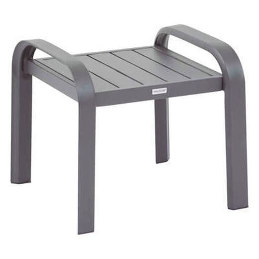 Conjunto Jardin Metálico De 2 Sillones + Mesa Color Antracita Modelo Elyn 2