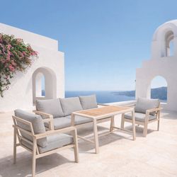 Conjunto Mueble Jardín 4Pcs Autana
