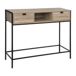 Consola Aliaj Roble Nat. 100X35Xh.80 Cm.