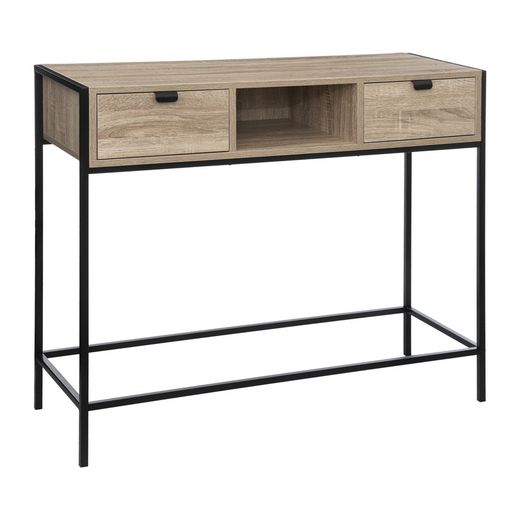 Consola Aliaj Roble Nat. 100X35Xh.80 Cm.