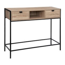 Consola Aliaj Roble Nat. 100X35Xh.80 Cm.