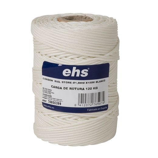 Cordon Riel Store Ø1,8mm X100m Blanco