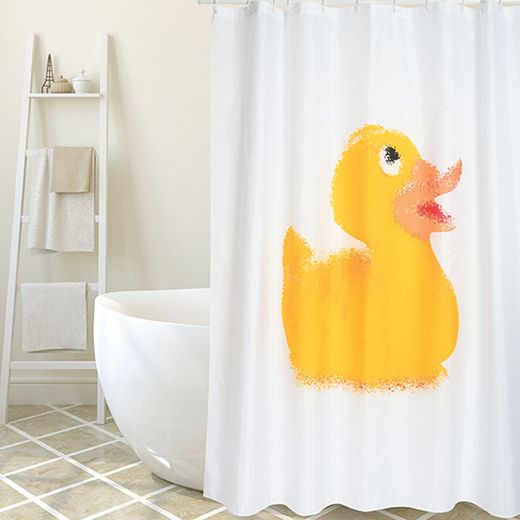 Cortina Baño Poliest.180X200 Duck