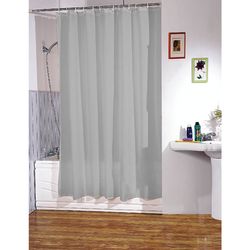 Cortina Baño Poliester 180x200cm. Gris