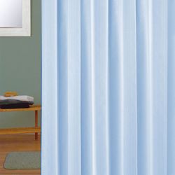 Cortina Baño Poliester 180x200cm.Azul