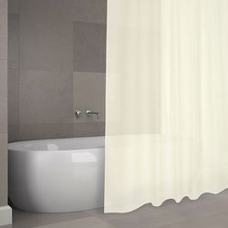 Cortina Baño Poliester 180x200cm.Beige