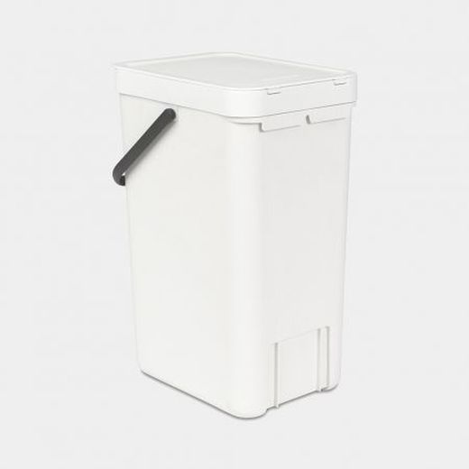 Cubo Basura Reciclaje 15l Gris Claro